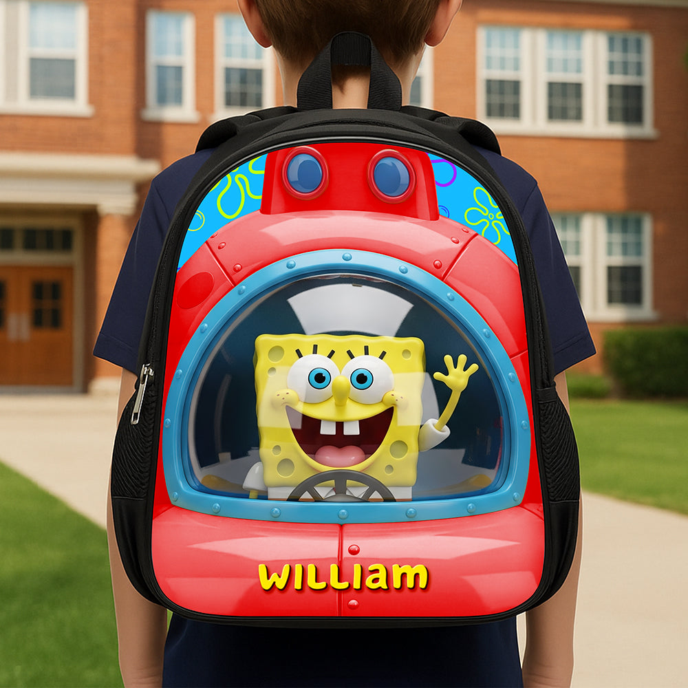 Happy Sea Adventure School Bag - Personalized Gifts For Kids 05paqn050825-Homacus