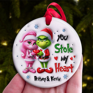 Personalized Gifts For Couple Christmas Ornament 01acdt261024-Homacus