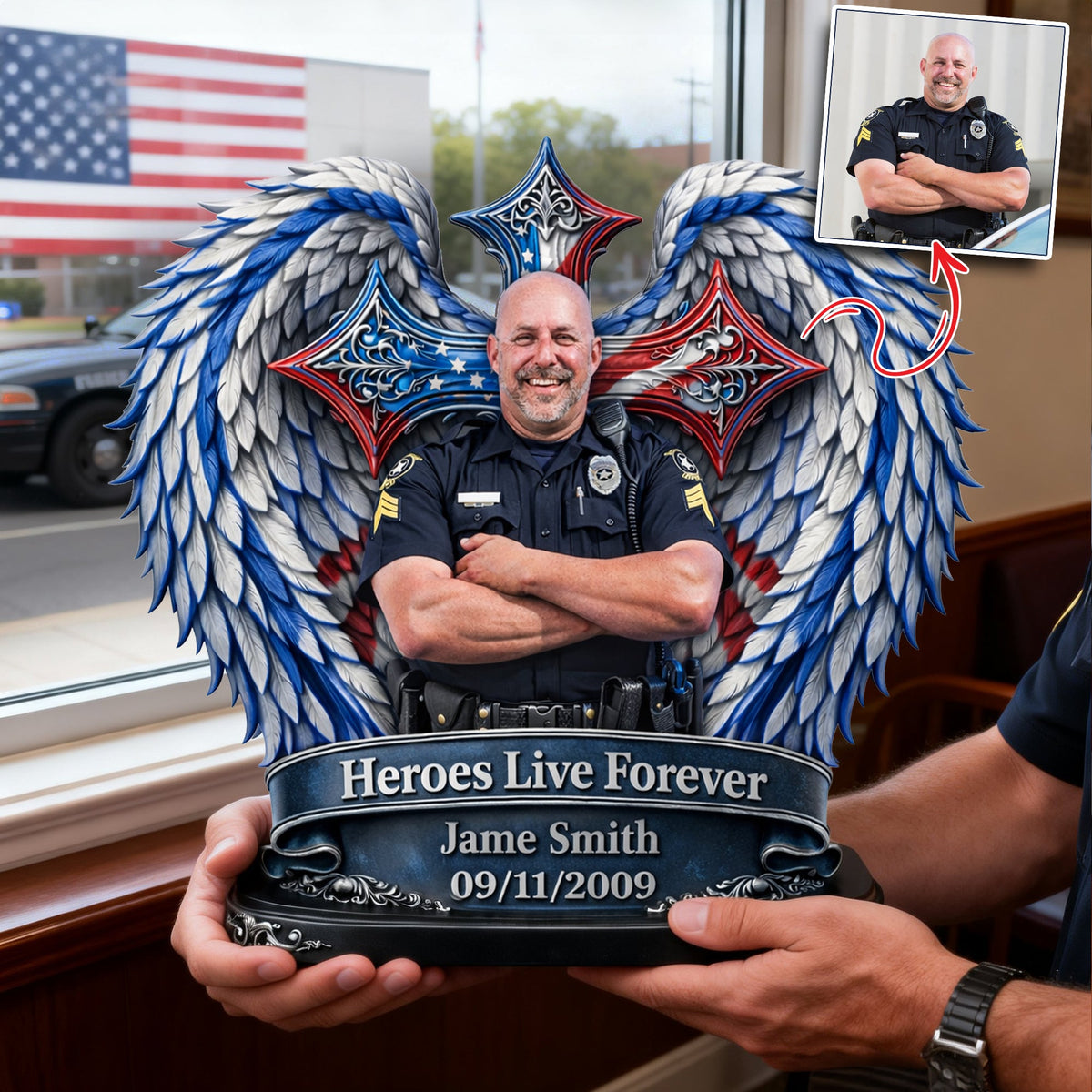 Always Remembered Office Workers Plaque - Personalized Memorial Gift For Office Workers 02HULU300126-Homacus