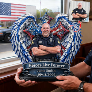 Always Remembered Office Workers Plaque - Personalized Memorial Gift For Office Workers 02HULU300126-Homacus