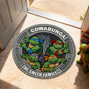 Playful Hero Squad Welcome Mat - Personalized Gift For Family 04NALU040226-Homacus