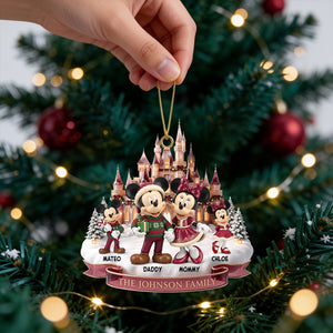 Cozy Christmas Family Ornament - Personalized Gifts For Family Christmas Ornament 02TODT030926
