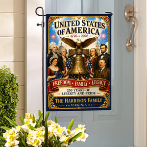 250 Years Of Pride Garden Flag - Personalized Patriotic Gifts 05TYQN270526-Homacus