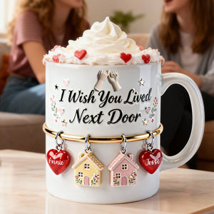 Bestie Long Distance Coffee Mug - Personalized Gift For Besties 07NALU291225-Homacus