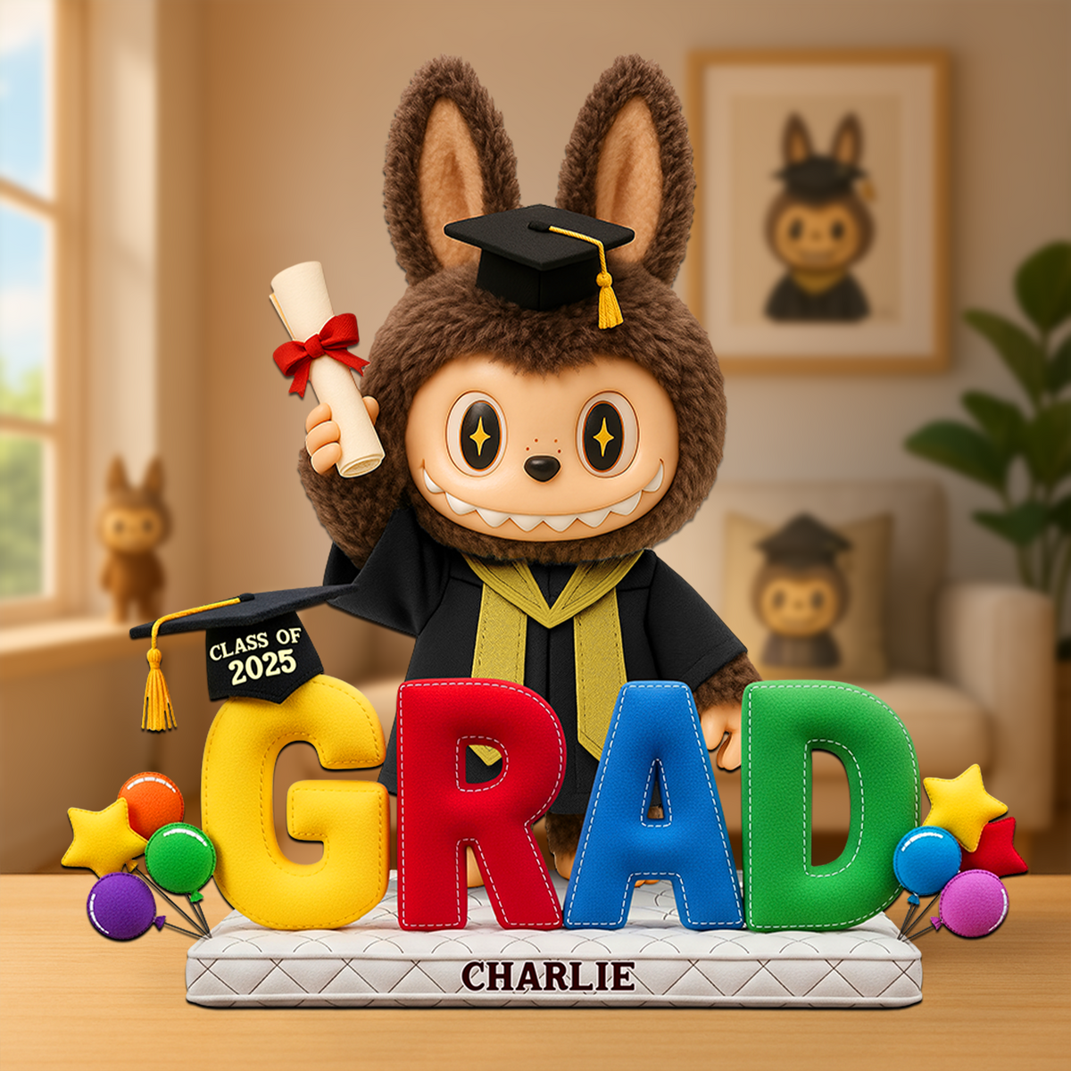 Graduation Doll Acrylic Plaque - Personalized Gifts For Graduate 02napu190625-Homacus