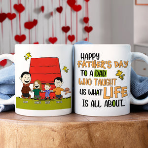 Personalized Gifts For Dad Coffee Mug My Dad Is My Life 01KAPU300124DA-Homacus