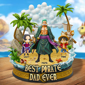 Best Pirate Dad Acrylic Plaque Personalized Gifts For Dad 06QHDT050525-Homacus