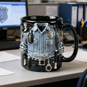 Proud Officer Coffee Mug – Personalized Gift for Police Officers 01PALU170126-Homacus