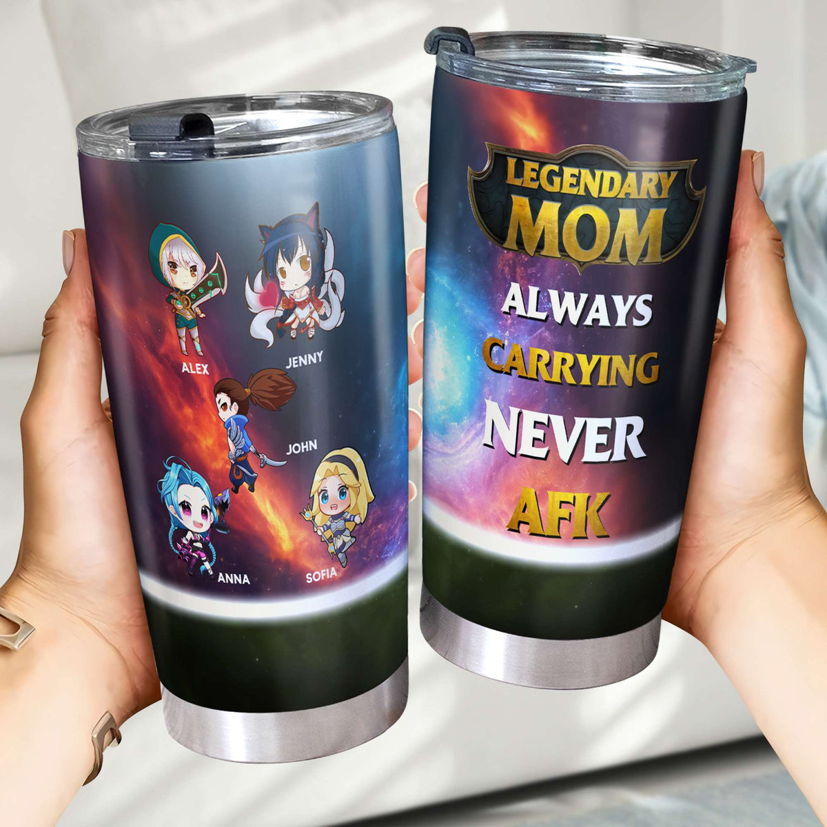 Personalized Gifts For Mom Tumbler Legendary Mom 01OHMH110225-Homacus
