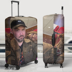 Custom Photo Luggage Cover, Funny Couple Gift For Upcoming Trips 02qhqn060724-Homacus