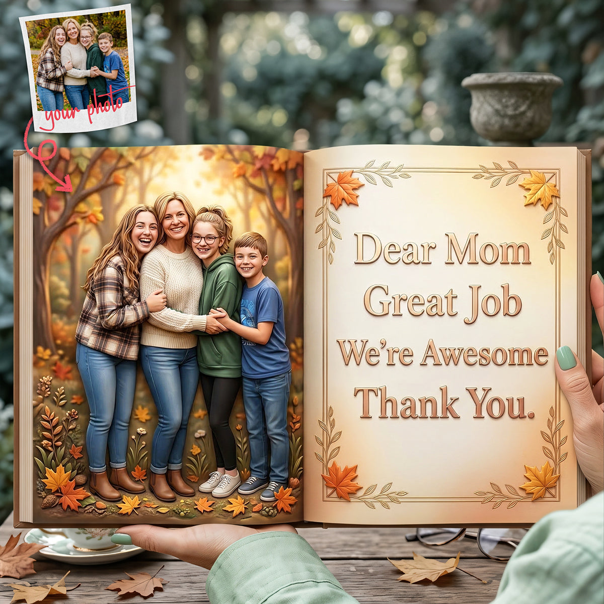 Thank You Mom Acrylic Plaque - Custom Photo Gifts For Mothers 03nata200326-Homacus