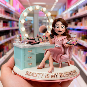 Dressing Table Acrylic Plaque - Personalized Makeup Artist Gifts 02PGDT230226-Homacus