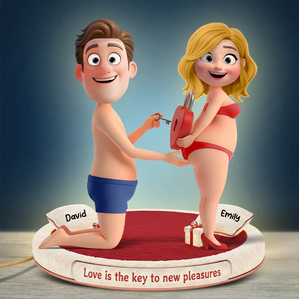 Love Is The Key Light Box Personalized Gifts For Couple 06OHQN081225-Homacus