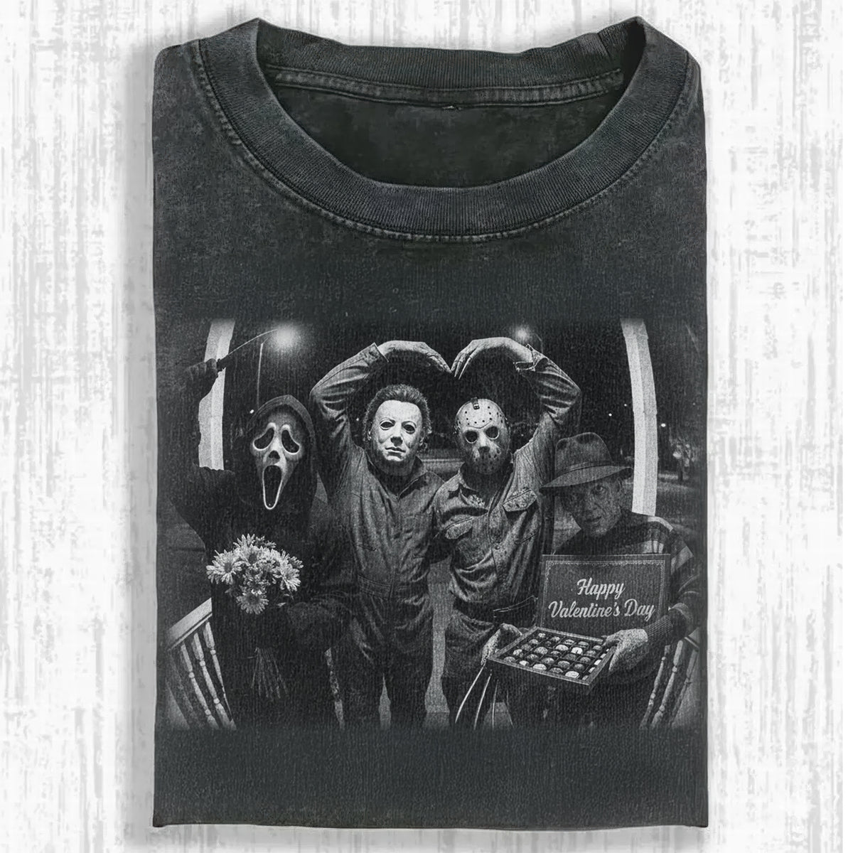 Dark Love Valentine Shirt - Personalized Gifts For Horror Lovers 05KIQN271225-Homacus