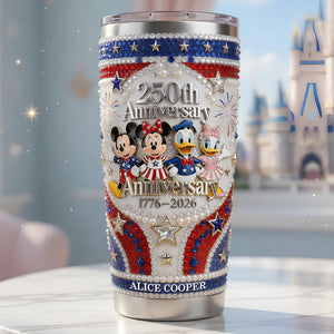 250th USA Anniversary 20oz Tumbler - Personalized Gifts For Patriots 03pgdt290426-Homacus