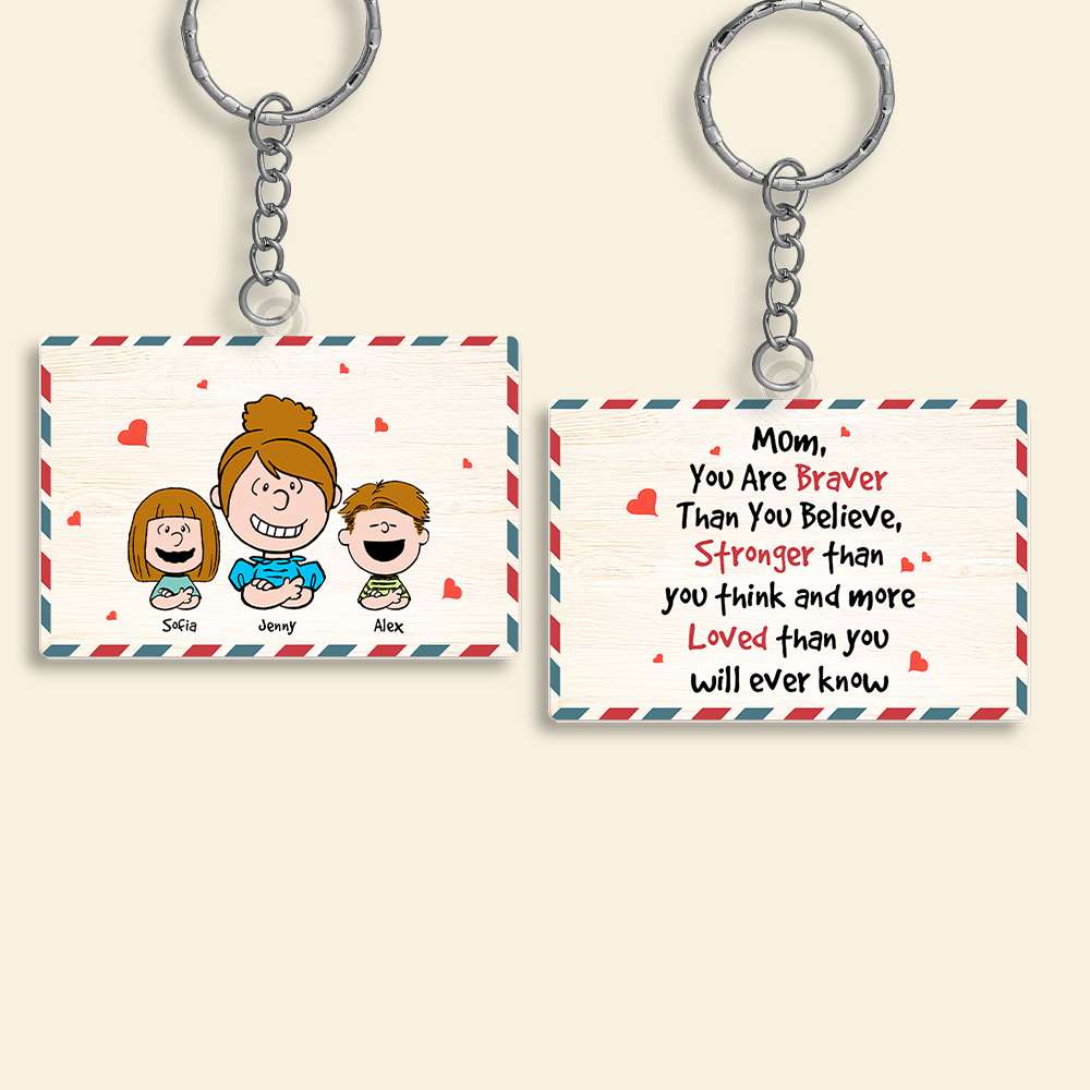 Personalized Gifts For Mom Keychain 04TOMH140125HH-Homacus