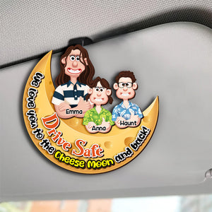 Personalized Car Visor Clip - Personalized Gifts For Parents, Drive Safe 04KALU130225PA-Homacus