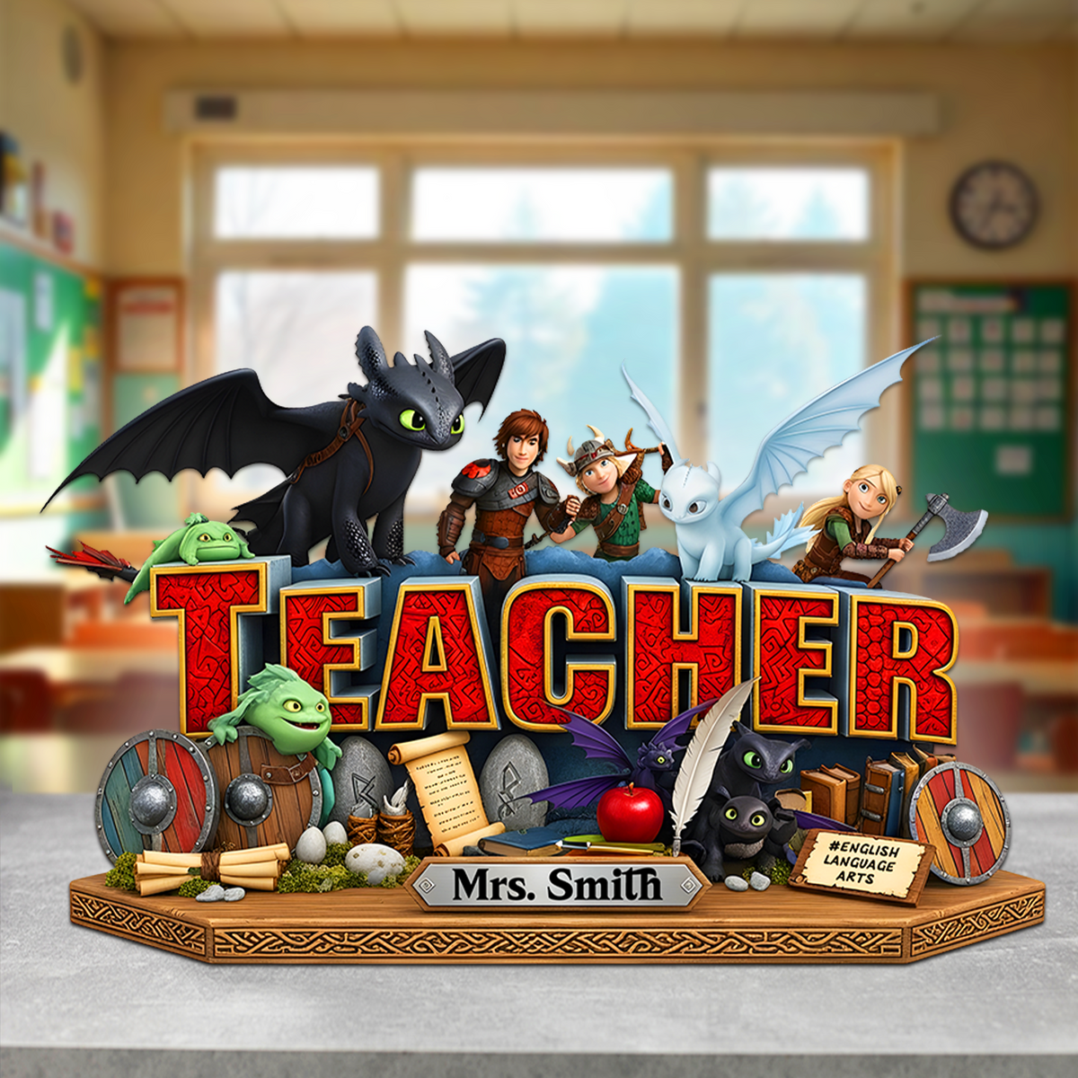 Teacher Acrylic Plaque - Personalized Gifts 03tgpu170625-Homacus