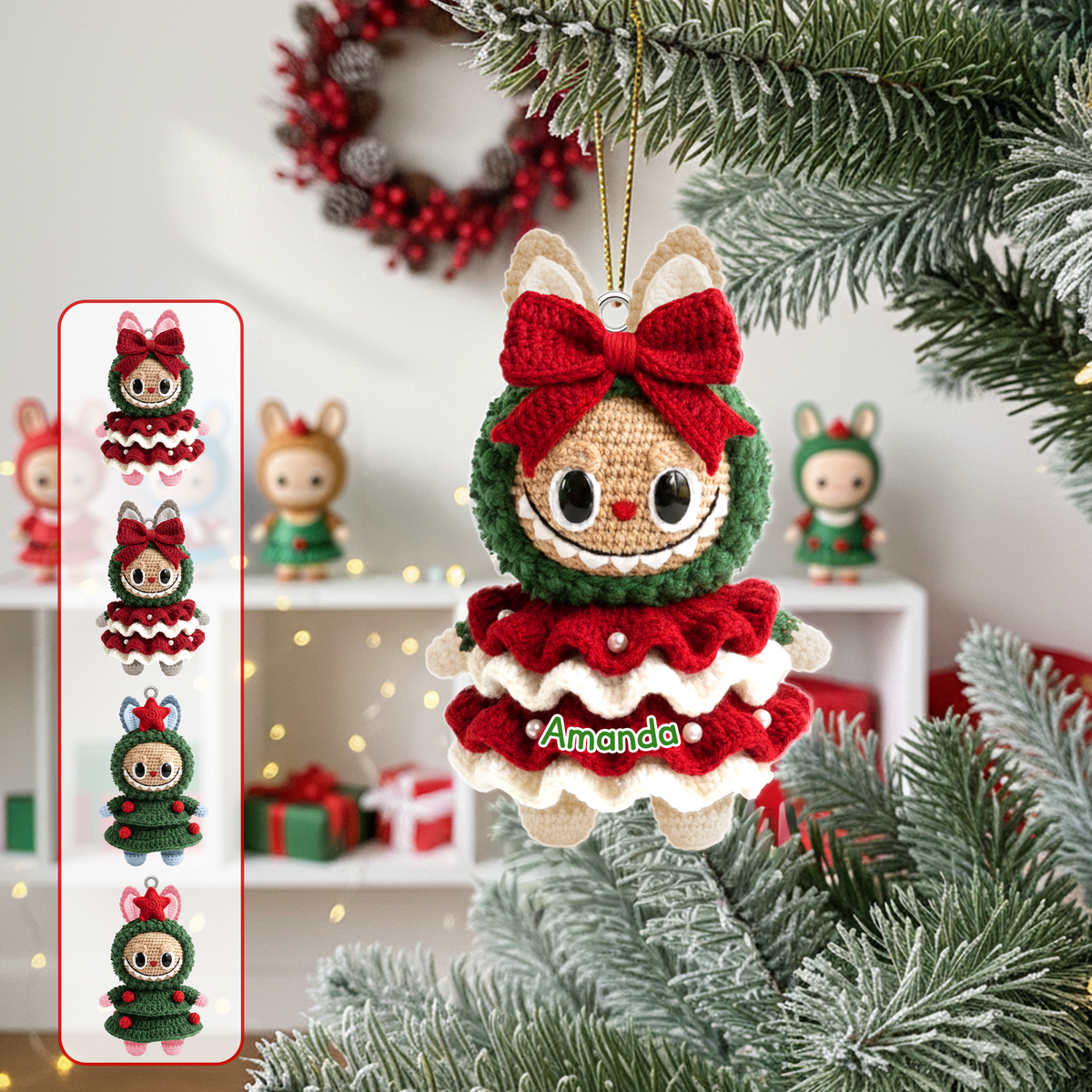 Personalized Gifts For Christmas, Christmas Tree Acrylic Ornament 02namg050925-Homacus