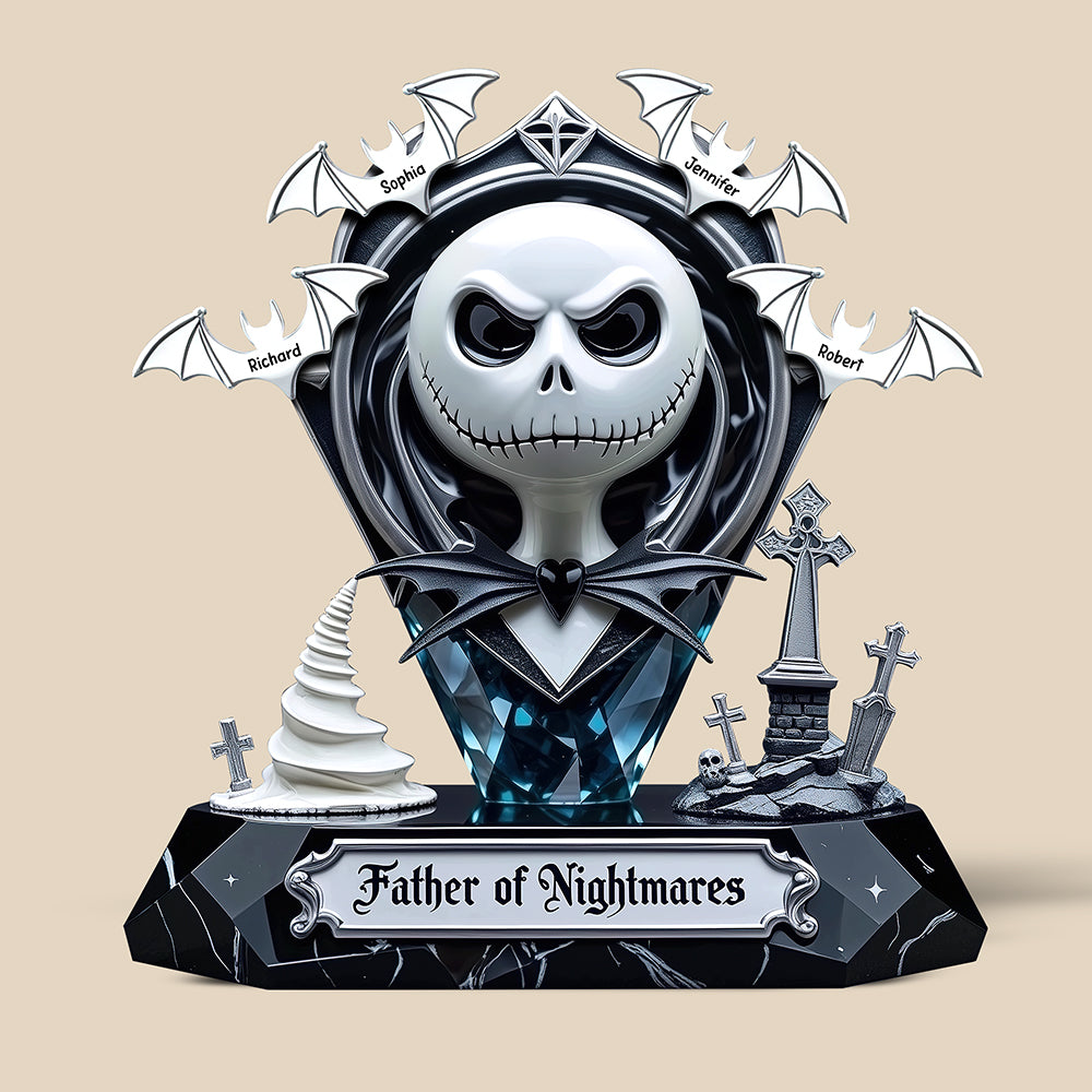 Father Of Nightmares Acrylic Plaque Personalized Gifts For Dad 03TGQN030525-Homacus