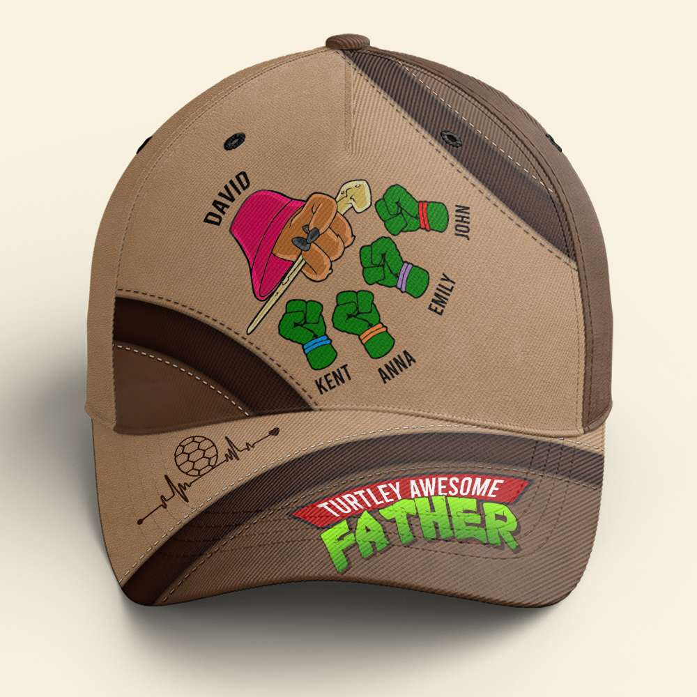 Turtle Dad Classic Cap - Personalized Gifts For Father 03naqn310524-Homacus