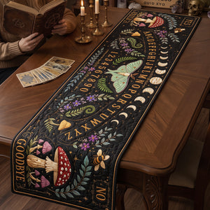 Gothic Board Quilted Table Runner Personalized Halloween Gifts 02NATA170826