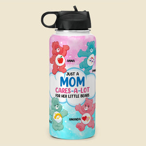 Personalized Gifts For Mom Water Bottle Mom Cares A Lot 7NALH100322-Homacus