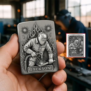 Welder Lighter - Personalized Gift For Lighter Welder 03NAMG070825-Homacus