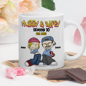 Personalized Gifts For Couple Coffee Mug 01totn070125hg Hubby And Wifey-Homacus