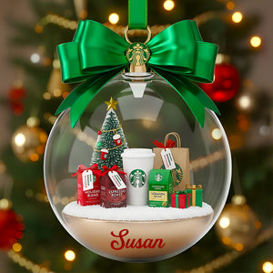 Mental Alertness Christmas Ornament - Personalized Gifts For Coffee Lovers 03NADT131025-Homacus