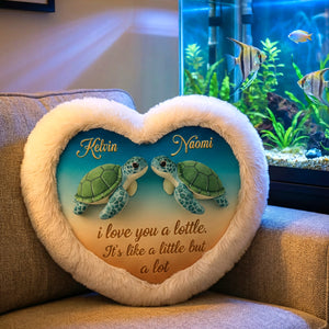 Turtle Couple Pillow - Personalized Gifts For Couple 06kimg211125