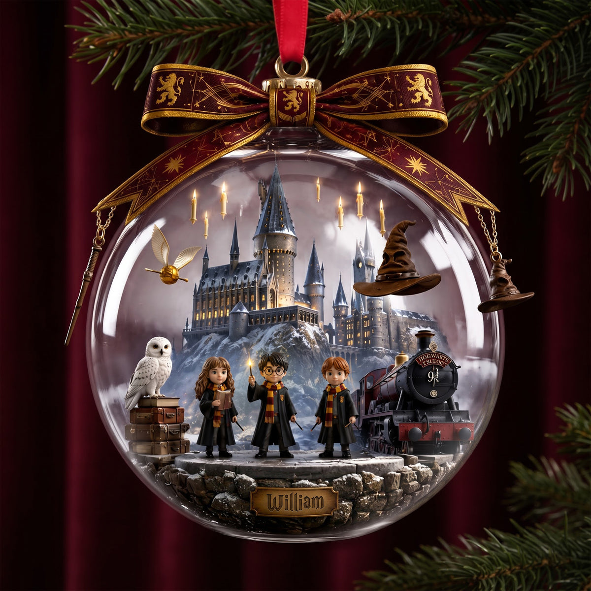 Magical Christmas Ornament - Personalized Gifts For Movie Lovers 03ohlu030926-Homacus
