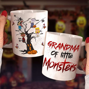 Personalized Gifts for Grandma, Horror Kids White Mug 02TOMH230824HG-Homacus