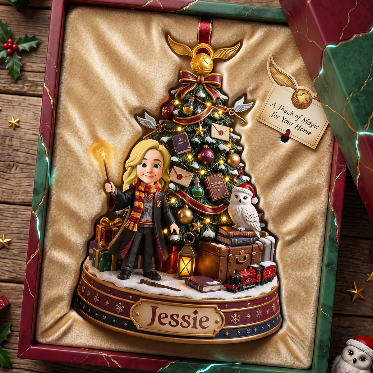 Enchanted Academy Acrylic Ornament - Personalized Gift For Fantasy Lovers 05TOTA050826