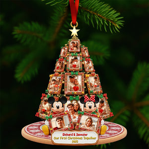 First Christmas Together Ornament - Custom Photo Gifts For Couple 06hyqn151025-Homacus