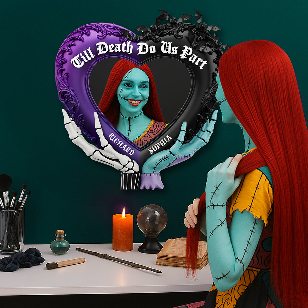 Spooky Couple Mirror - Personalized Gifts For Couple 03pgqn300725-Homacus