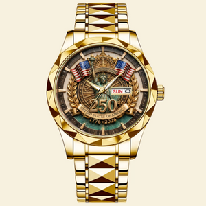 250th Anniversary Stainless Steel Men's Watch 03PAQN300126-Homacus