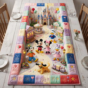 Sweet Street Quilted Table Runner - Personalized Gifts 04NATA110826-Homacus