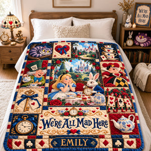 75th Anniversary Whimsical World Blanket - Personalized Gifts For Childhood Blanket 02HADH061026-Homacus