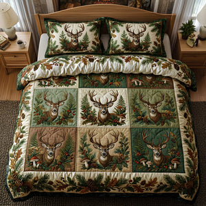 Deer Quilt Bedding Set Special Line 03tgdt011225-Homacus
