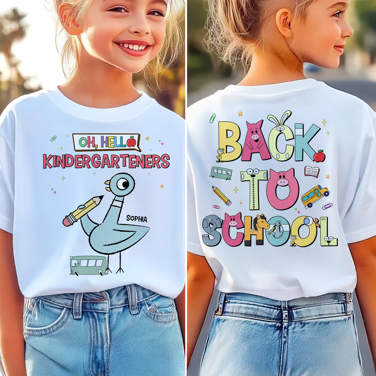 Back To School Kid Shirt - Personalized Gifts For Kid 01HUPU120725-Homacus