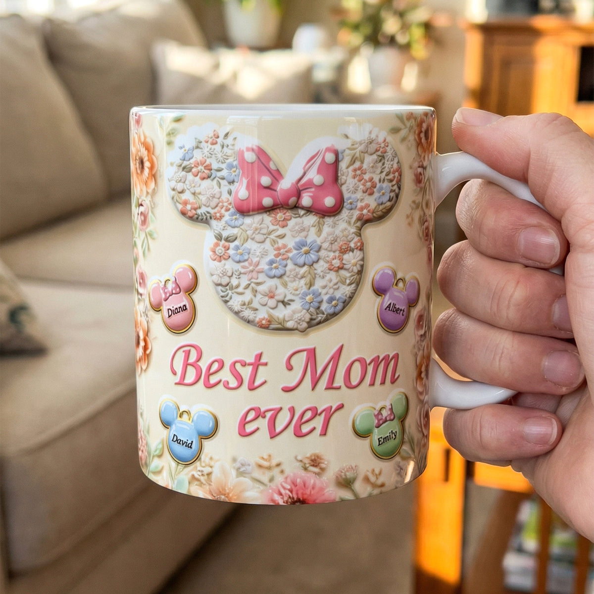 Best Mom Ever Coffee Mug - Personalized Gifts For Mom 05TOQN230226-Homacus