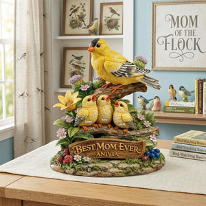 Bird Mom Acrylic Plaque - Personalized Gifts For Mother's Day Plaque 02TYTN300326-Homacus