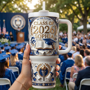 Class Of 2026 Tumbler Handle - Personalized Graduation Gifts 04TYTN300426-Homacus