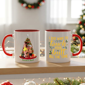 Naughty Couple Coffee Accent Mug - Personalized Gifts For Couple Coffee Mug 02NAMG120925HG