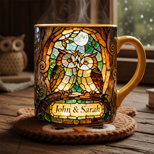 Owl Couple Valentine Coffee Mug - Personalized Gifts For Couple 03hyta160126-Homacus