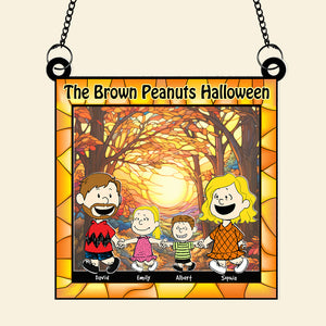 Personalized Gifts For Family Suncatcher Ornament 04kaqn050824hh Halloween-Homacus