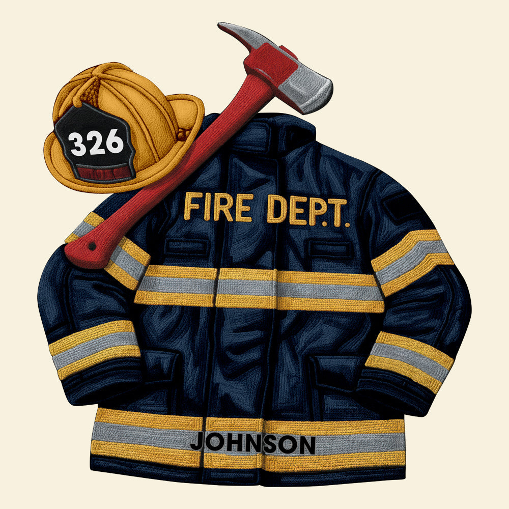 Fire Dept Doormat – Personalized Gifts For Firefighter 05hyqn061025-Homacus