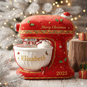 Cute Baking Mixer Pillow-Personalized Christmas Gifts For Baking Lovers 04PGTN051125-Homacus