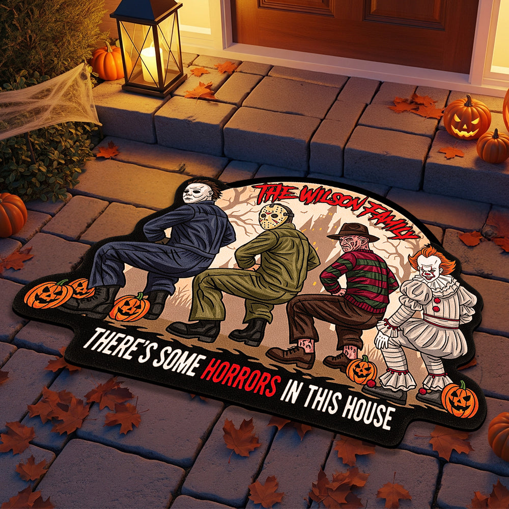 Halloween Horror Squad Doormat - Personalized Gifts For Fans 01NADT120825-Homacus